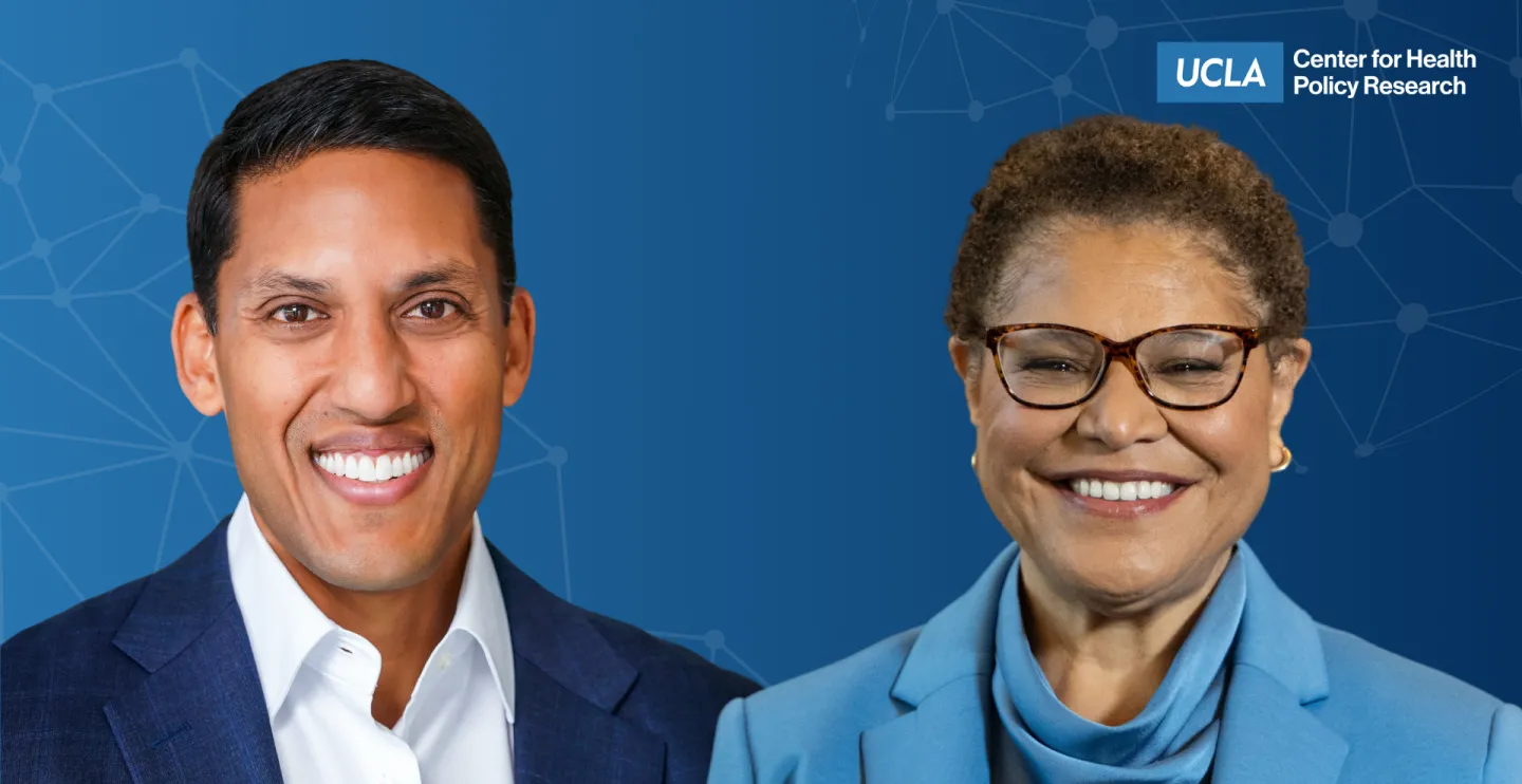 Rajiv Shah and Karen Bass cropped