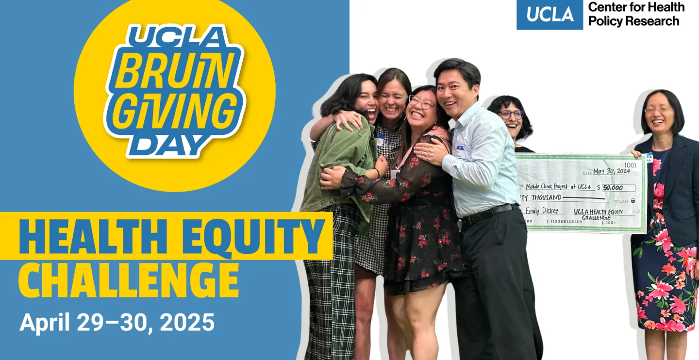 UCLA Bruin Giving Day Health Equity Challenge banner