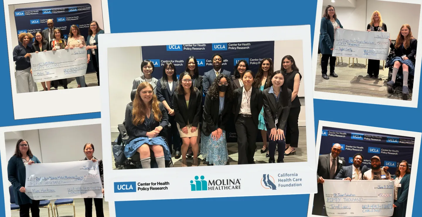 The 2025 UCLA Health Equity Challenge finalists