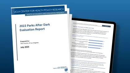 Photo of Parks After Dark Evaluation Report