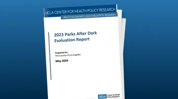 Cover of Parks After Dark evaluation report, May 2024